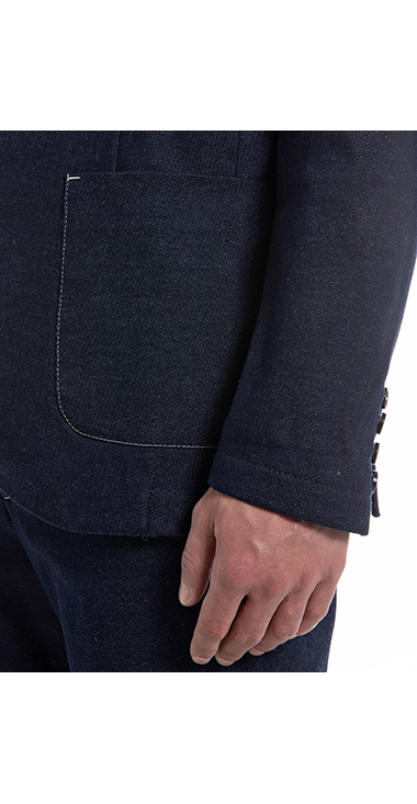Sartoriale スーパーストレッチインディゴデニムテーラードJK 詳細画像